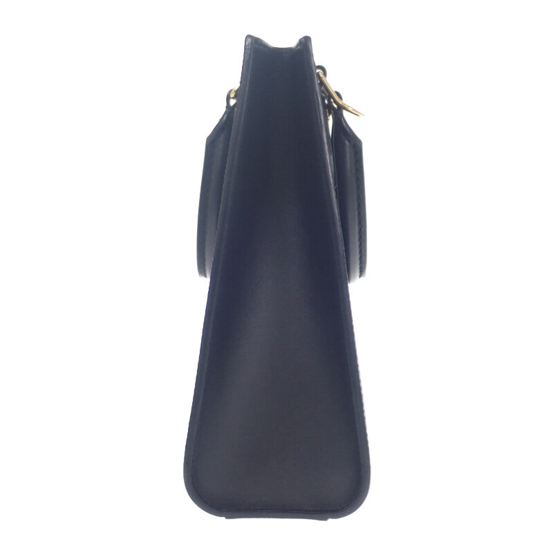 路易威登 LOUIS VUITTON Sac Plat BB 舊款 M58660 Epi 2WAY包 黑色 金色金屬配件 女士【中古】【A級】