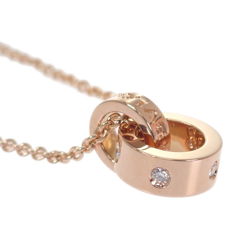 ブルガリ BVLGARI ローマンソルベ 5Pダイヤ 354028 ネックレス K18ピンクゴールド ダイヤモンド レディース【中古】【Aランク】