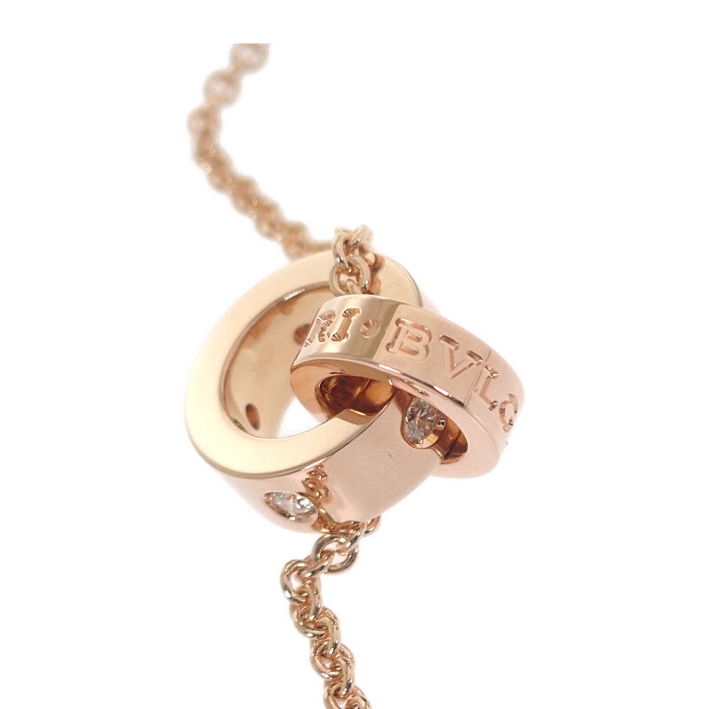 ブルガリ BVLGARI ローマンソルベ 5Pダイヤ 354028 ネックレス K18ピンクゴールド ダイヤモンド レディース【中古】【Aランク】