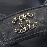 シャネル CHANEL フットベット サンダル G35927 X56140 94305 サンダル グレインカーフレザー キャビアスキン ブラック レディース【中古】【Aランク】
