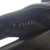 シャネル CHANEL フットベット サンダル G35927 X56140 94305 サンダル グレインカーフレザー キャビアスキン ブラック レディース【中古】【Aランク】