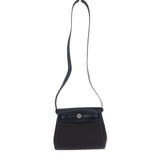 エルメス HERMES エールバッグジップミニ W刻印 ショルダーバッグ ヴァッシュハンター トワルミリタリー ダークブロンズ シルバー金具 レディース【中古】【Aランク】