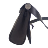 エルメス HERMES エールバッグジップミニ W刻印 ショルダーバッグ ヴァッシュハンター トワルミリタリー ダークブロンズ シルバー金具 レディース【中古】【Aランク】