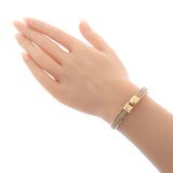 エルメス HERMES ミニ・クリック・ケリー H200004F バングル メタル ベージュ マロングラッセ ゴールド金具 レディース【中古】【SAランク】