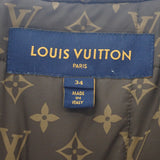 【商談中/対象者以外注文不可】ルイヴィトン LOUIS VUITTON ショートピローパファーラップコート 34 1AA829 ナイロンジャケット ナイロン ベージュ レディース【中古】【Aランク】