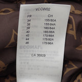 ルイヴィトン LOUIS VUITTON ショートピローパファーラップコート 34 1AA829 ナイロンジャケット ナイロン ベージュ レディース【中古】【Aランク】