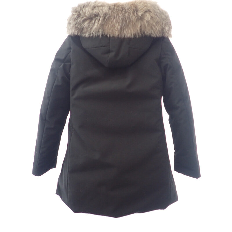 モンクレール MONCLER BLAVET ブラべ 0 E20934987125 C0071 ダウンジャケット ポリエステル コットン ダウン90%/フェザー10% ブラック レディース【中古】【Aランク】