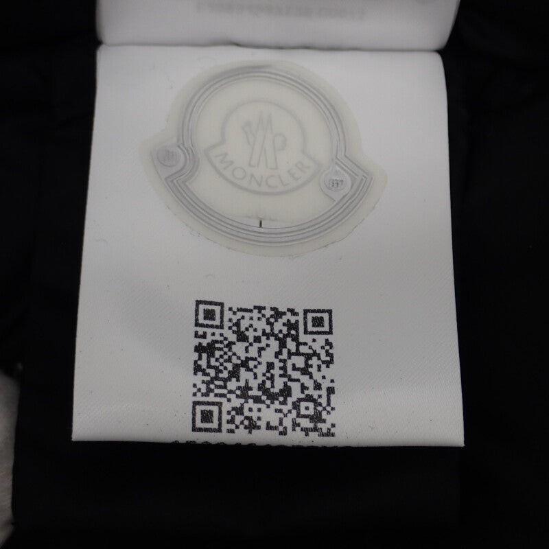 モンクレール MONCLER BLAVET ブラべ 0 E20934987125 C0071 ダウンジャケット ポリエステル コットン ダウン90%/フェザー10% ブラック レディース【中古】【Aランク】