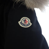モンクレール MONCLER BLAVET ブラべ 0 E20934987125 C0071 ダウンジャケット ポリエステル コットン ダウン90%/フェザー10% ブラック レディース【中古】【Aランク】