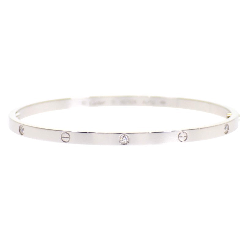 カルティエ CARTIER ラブブレス スモール B6079519 ブレスレット K18ホワイトゴールド ダイヤモンド レディース【中古】【SAランク】