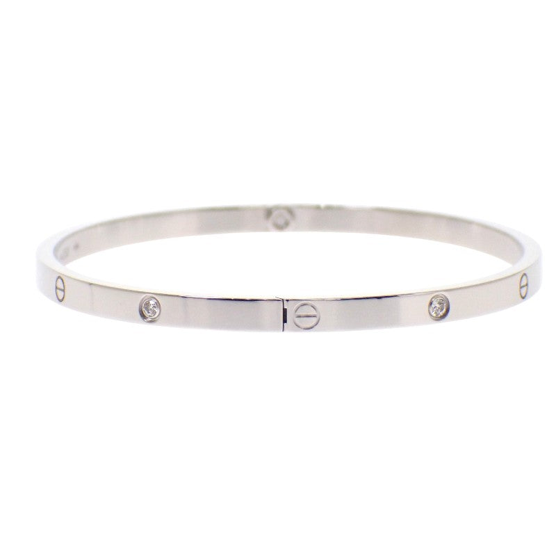カルティエ CARTIER ラブブレス スモール B6079519 ブレスレット K18ホワイトゴールド ダイヤモンド レディース【中古】【SAランク】