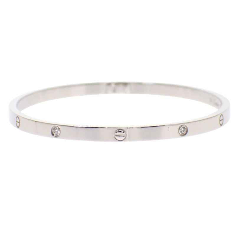 カルティエ CARTIER ラブブレス スモール B6079519 ブレスレット K18ホワイトゴールド ダイヤモンド レディース【中古】【SAランク】