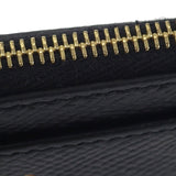 セリーヌ CELINE カードホルダー トリオンフ チャーム 10M083FVO.38NO カードケース カーフ ブラック ゴールド金具 レディース【中古】【Aランク】