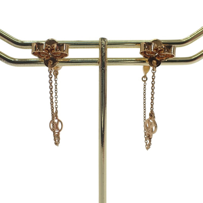 ルイヴィトン LOUIS VUITTON ブックル ドレイユ プティルイ M00390 ピアス GP クリスタル ゴールド レディース【中古】【Aランク】