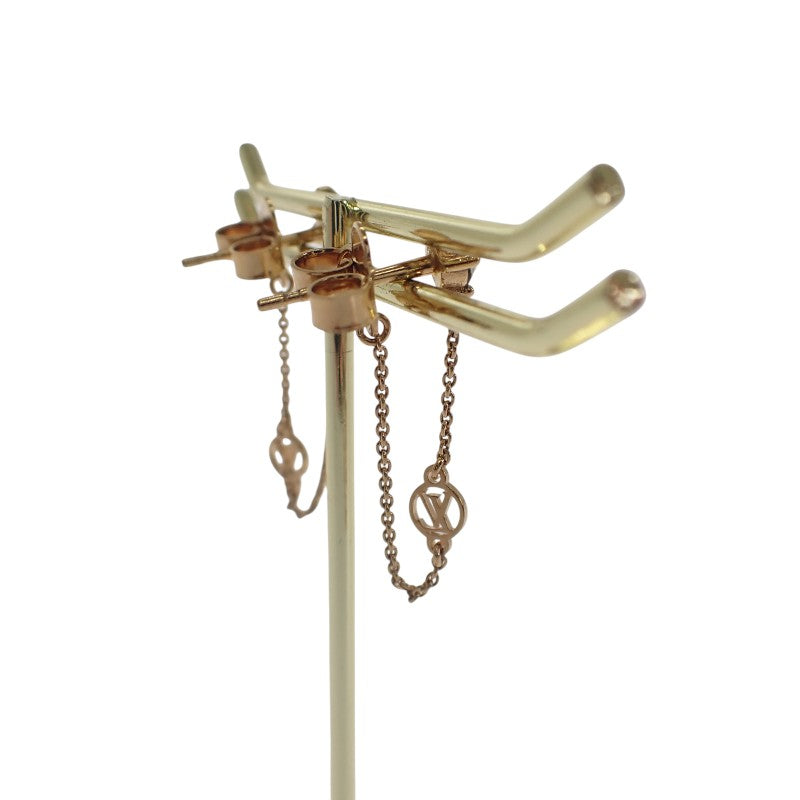 ルイヴィトン LOUIS VUITTON ブックル ドレイユ プティルイ M00390 ピアス GP クリスタル ゴールド レディース【中古】【Aランク】