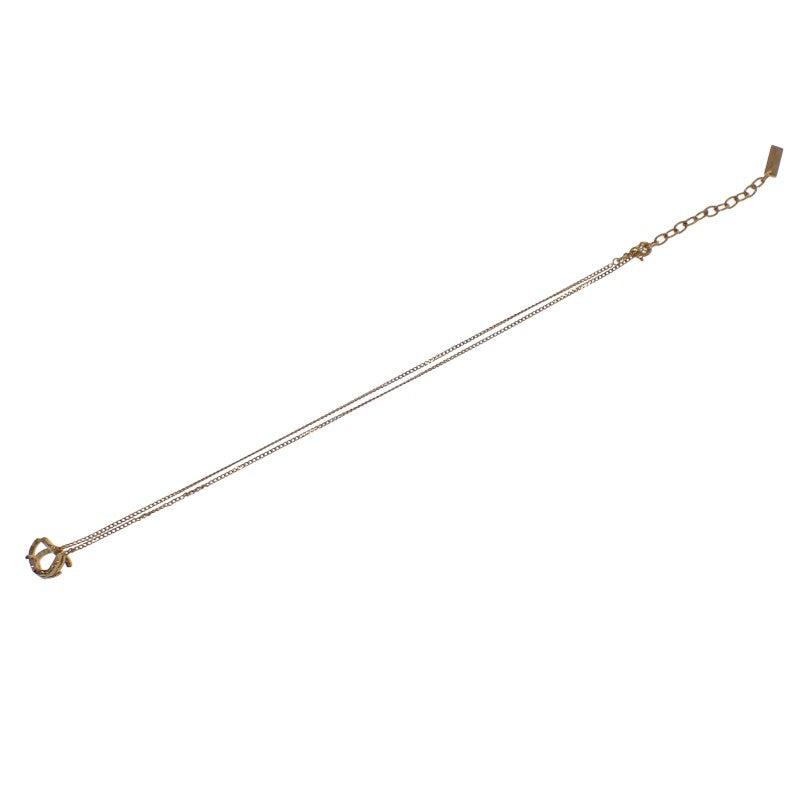 SAINT LAURENT Cassandre 822754Y15008030 Necklace Metal Gold For Women For Men【Used】【A Rank】