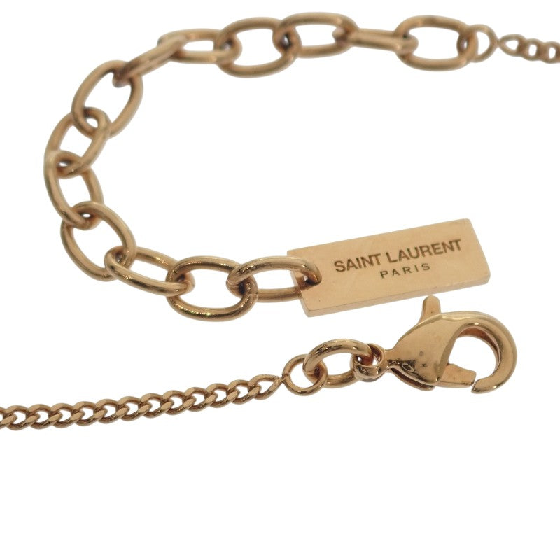 サンローラン SAINT LAURENT カサンドラ 822754Y15008030 ネックレス メタル ゴールド レディース メンズ【中古】【Aランク】