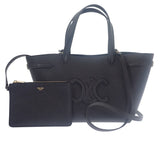 セリーヌ CELINE ミニカバ アナイス キュイル トリオンフ 118613ENY.38NO 2WAYバッグ レザー ブラック ゴールド金具 レディース【中古】【Aランク】