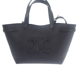 セリーヌ CELINE ミニカバ アナイス キュイル トリオンフ 118613ENY.38NO 2WAYバッグ レザー ブラック ゴールド金具 レディース【中古】【Aランク】