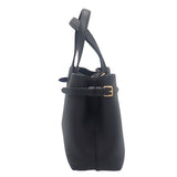 セリーヌ CELINE ミニカバ アナイス キュイル トリオンフ 118613ENY.38NO 2WAYバッグ レザー ブラック ゴールド金具 レディース【中古】【Aランク】