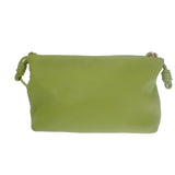 ロエベ LOEWE フラメンコパース メローナパラム A411FCRX75 ショルダーバッグ 3WAYバッグ ラムスキン グリーン ゴールド金具 レディース【中古】【Aランク】