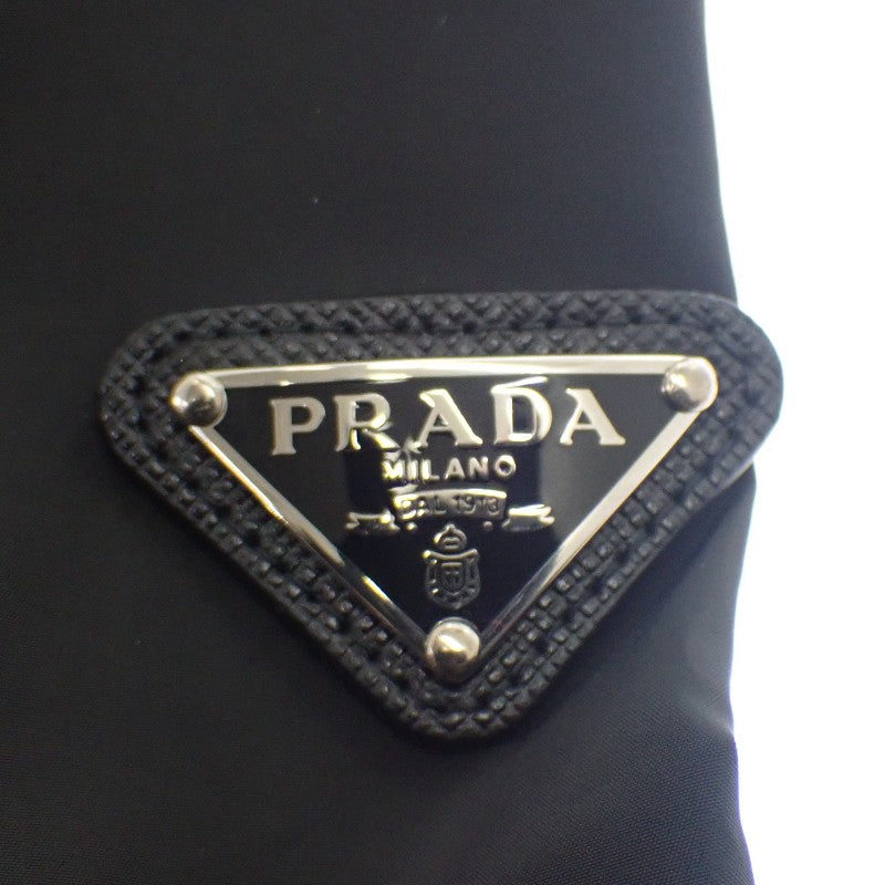 プラダ PRADA トライアングルロゴ Re-Nylon 44 29O597 Q04 002 ナイロンジャケット ナイロン ブラック レディース メンズ【中古】【Aランク】