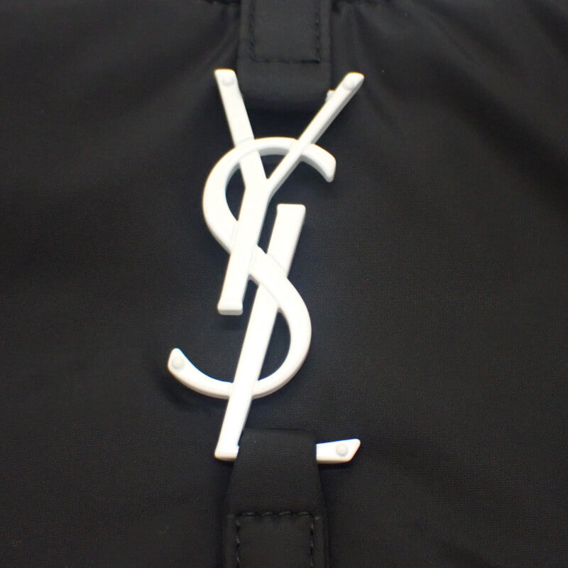 SAINT LAURENT 聖羅蘭 LE 5A7 斜背包 733294 FABI1 尼龍黑色肩背包 女款 男款【二手】【A級品】