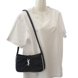 サンローラン SAINT LAURENT LE 5A7 クロスボディ 733294 FABI1 ショルダーバッグ ナイロン ブラック レディース メンズ ユニセックス【中古】【Aランク】