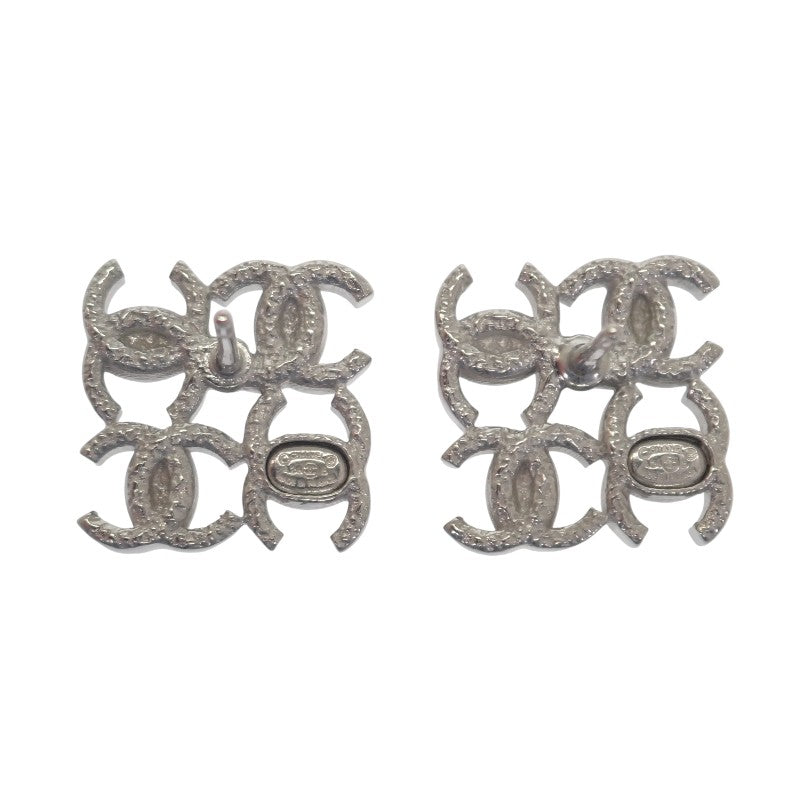 シャネル CHANEL CCロゴ ピアス メタル シルバー レディース【中古】【Aランク】