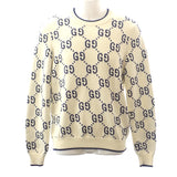 グッチ GUCCI GG S 694767_XKCDF_9145 ニット コットン ホワイト メンズ【中古】【Aランク】
