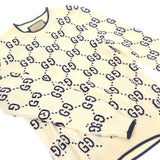 グッチ GUCCI GG S 694767_XKCDF_9145 ニット コットン ホワイト メンズ【中古】【Aランク】