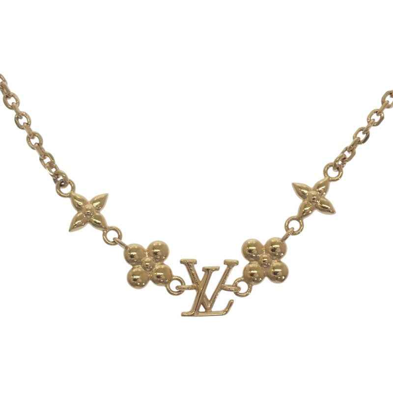 ルイヴィトン LOUIS VUITTON ベビールイ M01614 ネックレス メタル ゴールド レディース【中古】【ABランク】