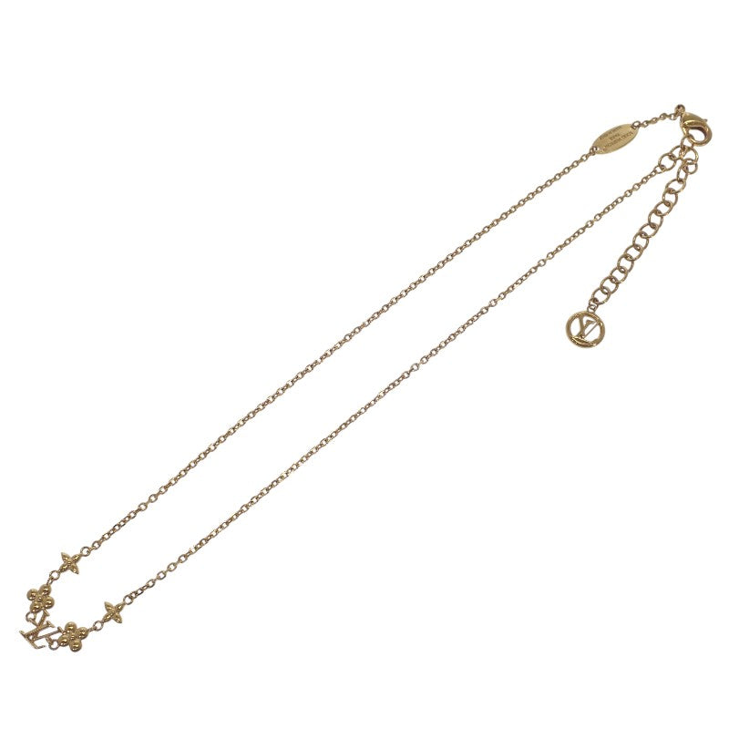 ルイヴィトン LOUIS VUITTON ベビールイ M01614 ネックレス メタル ゴールド レディース【中古】【ABランク】