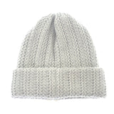 シャネル CHANEL ココマーク ニット帽 AA9341 ニットキャップ カシミヤ グレー レディース メンズ【中古】【Aランク】