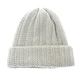 シャネル CHANEL ココマーク ニット帽 AA9341 ニットキャップ カシミヤ グレー レディース メンズ【中古】【Aランク】