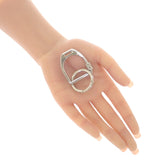 エルメス HERMES エトリエ H077215FJ00 キーホルダー メタル シルバー メンズ レディース【中古】【Aランク】