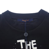 ルイヴィトン LOUIS VUITTON LVコンサート プリント XS 半袖Tシャツ コットン ブラック メンズ【中古】【Aランク】