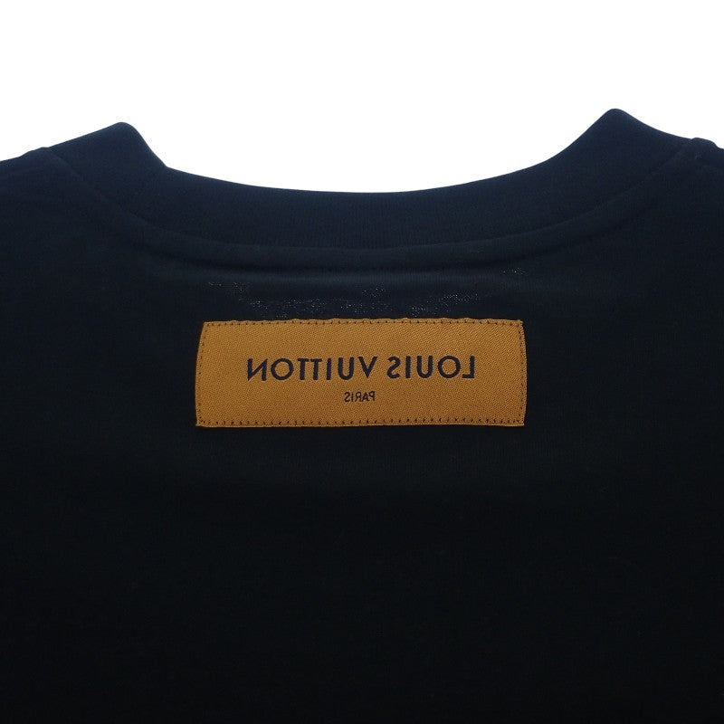 ルイヴィトン LOUIS VUITTON LVコンサート プリント XS 半袖Tシャツ コットン ブラック メンズ【中古】【Aランク】
