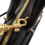 ミュウミュウ MIUMIU アバンチュールトップハンドル 5BB168_2BBL_F0002 2WAYバッグ ラムスキン ブラック ゴールド金具 レディース【中古】【Aランク】