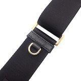 プラダ PRADA エンブロダイリー ファブリック 2VH069 ショルダーバッグ ポリエステル サフィアーノ ブラック ゴールド金具 メンズ レディース【中古】【Aランク】