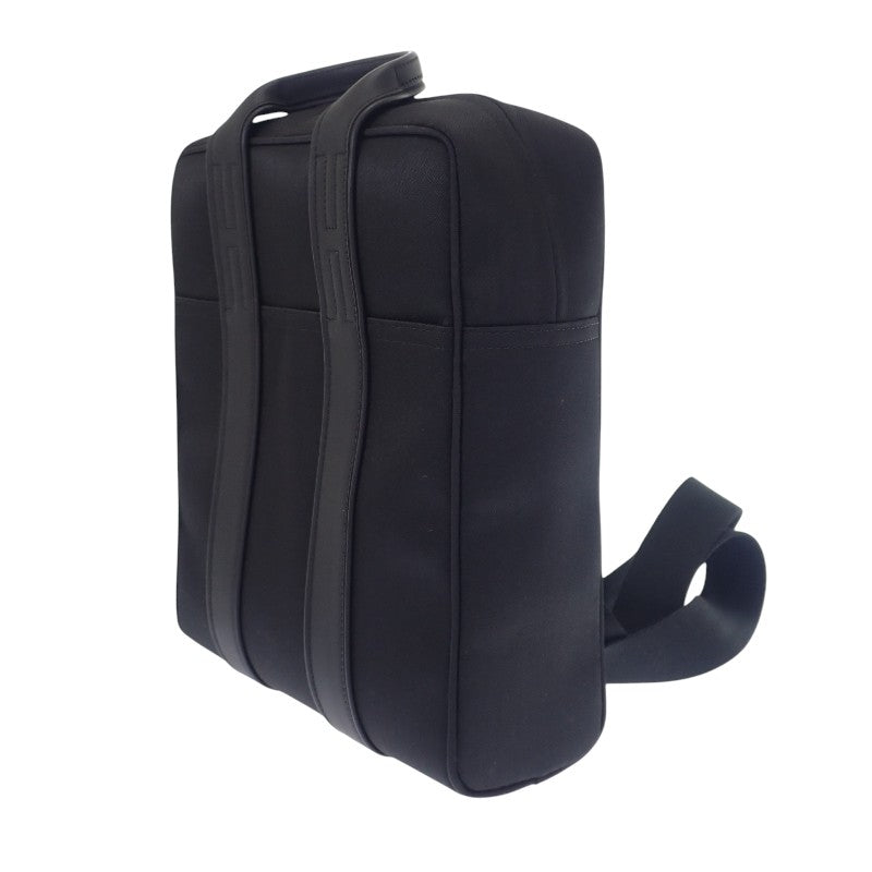 エルメス HERMES アカプルコ サック アド バックパック リュック・デイパック レザー トワルシェブロン ブラック メンズ【中古】【ABランク】