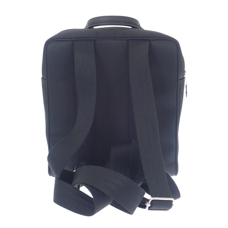 エルメス HERMES アカプルコ サック アド バックパック リュック・デイパック レザー トワルシェブロン ブラック メンズ【中古】【ABランク】