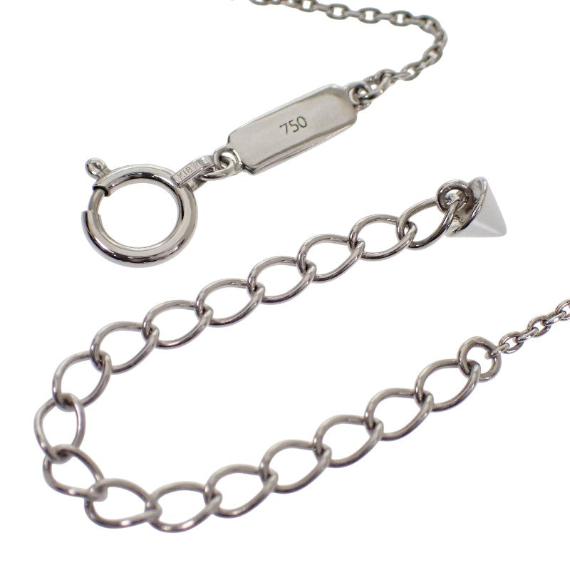 タサキ TASAKI プチ バランス ダイヤモンド ソロ P-16743-3-18KWG ネックレス K18ホワイトゴールド アコヤ真珠 ダイヤモンド レディース【中古】【Aランク】