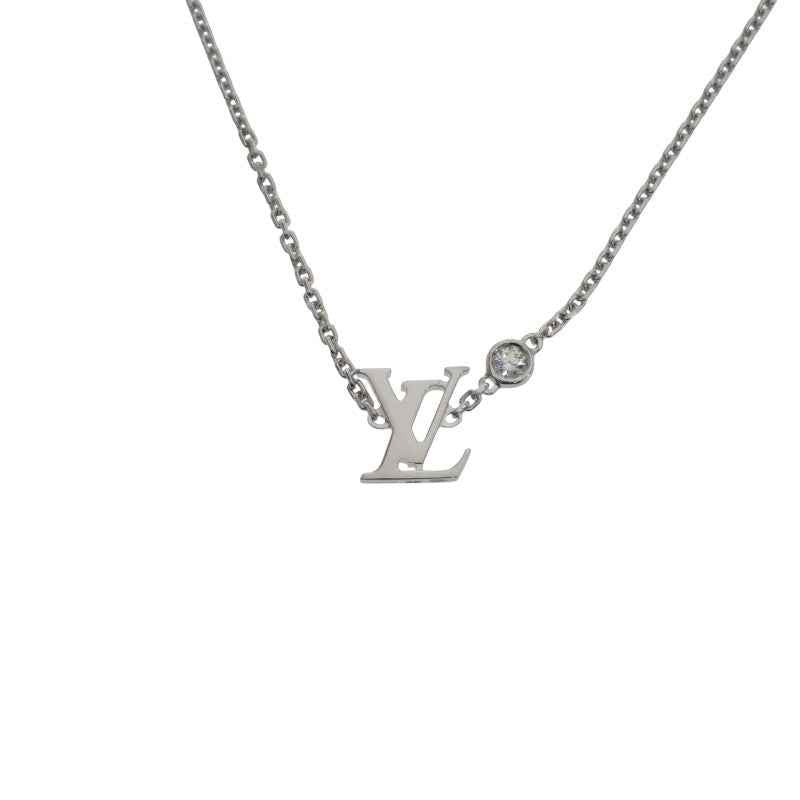 ルイヴィトン LOUIS VUITTON ペンダント イディール ブロッサム LV Q93653 ネックレス K18ホワイトゴールド ダイヤモンド レディース【中古】【Aランク】