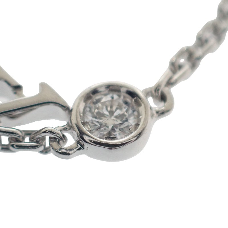 ルイヴィトン LOUIS VUITTON ペンダント イディール ブロッサム LV Q93653 ネックレス K18ホワイトゴールド ダイヤモンド レディース【中古】【Aランク】