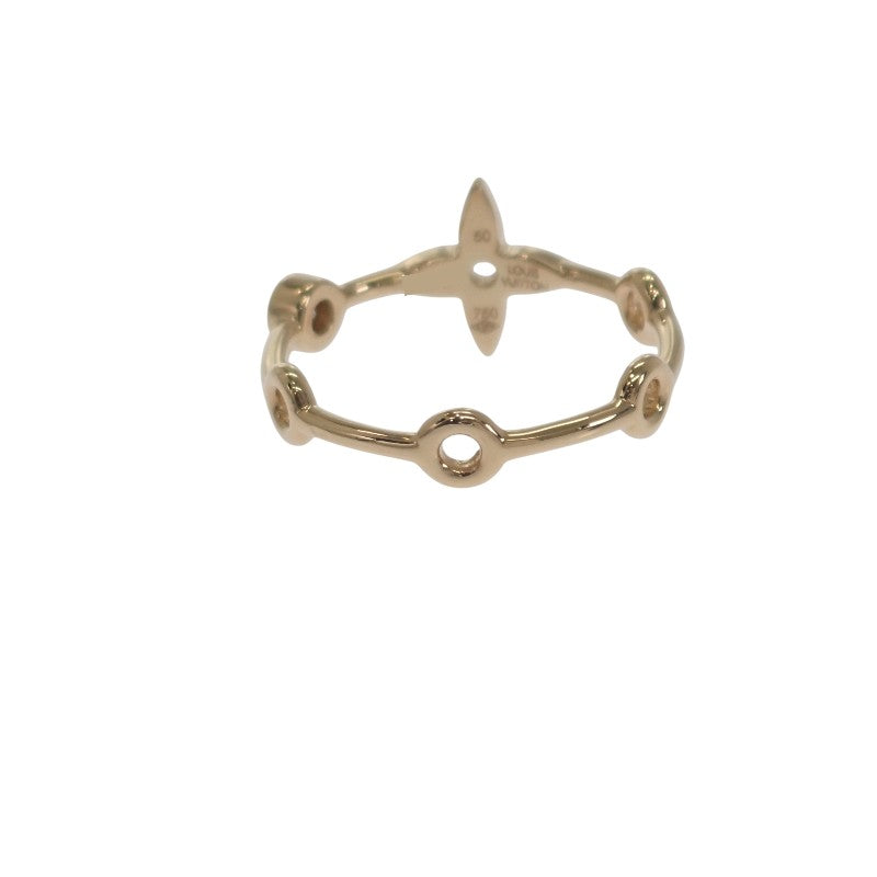 ルイヴィトン LOUIS VUITTON バーグモノグラムスキン 2P 10号 Q9A72 リング K18イエローゴールド ダイヤモンド レディース【中古】【Aランク】