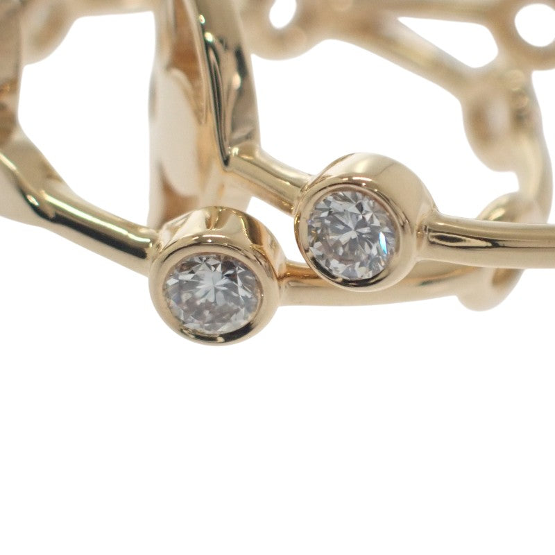 ルイヴィトン LOUIS VUITTON バーグモノグラムスキン 2P 10号 Q9A72 リング K18イエローゴールド ダイヤモンド レディース【中古】【Aランク】