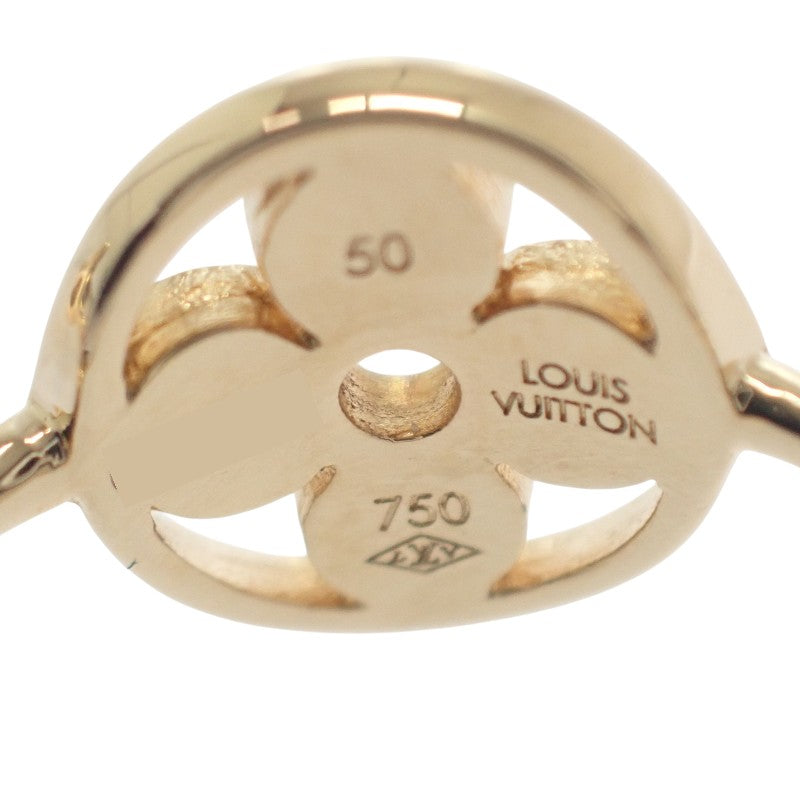 ルイヴィトン LOUIS VUITTON バーグモノグラムスキン 2P 10号 Q9A72 リング K18イエローゴールド ダイヤモンド レディース【中古】【Aランク】
