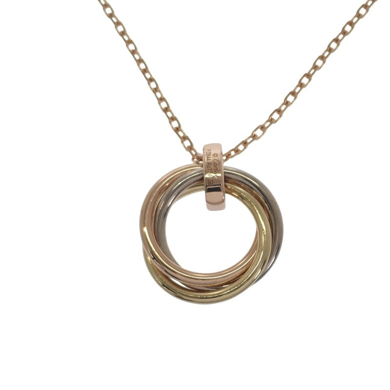 カルティエ CARTIER トリニティ ダイヤモンド B7058700 ネックレス K18イエローゴールド K18ピンクゴールド K18ホワイトゴールド レディース【中古】【Aランク】