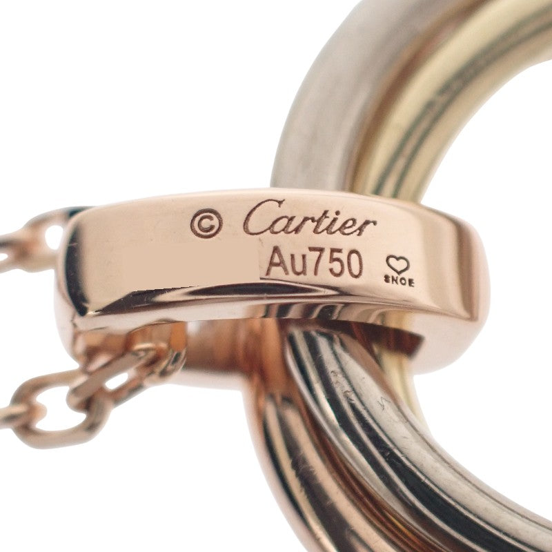 カルティエ CARTIER トリニティ ダイヤモンド B7058700 ネックレス K18イエローゴールド K18ピンクゴールド K18ホワイトゴールド レディース【中古】【Aランク】